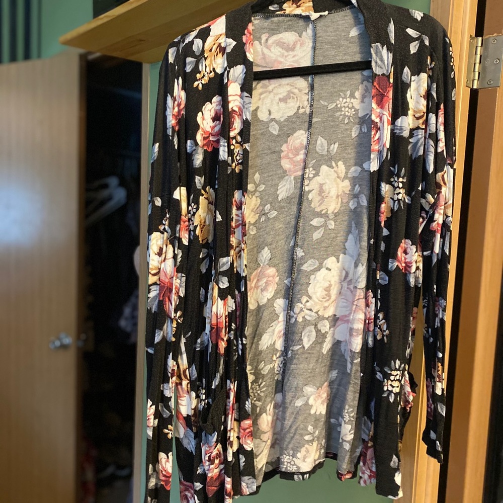 Floral cardigan